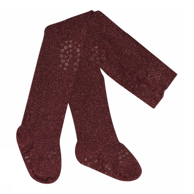 Kravle strømpebukser Bambus - Wine Red