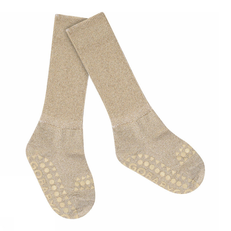 Skridsikre Strømper Bambus - Champagne Beige