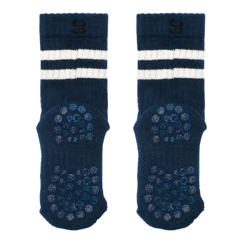 Skridsikre Sports strømper Økologisk Bomuld - Navy Blue