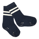 Skridsikre Sports strømper Økologisk Bomuld - Navy Blue