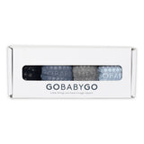 Combo Box 4-pak Bambus - Navy Blue, Sky Blue, Grey Melange, Stone Blue