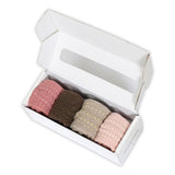 Combo Box 4-pak Bomuld - Ash Rose, Chocolate, Sand, Soft Pink