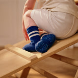 Skridsikre Sports strømper Økologisk Bomuld - True Blue