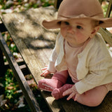 Skridsikre Strømper Økologisk Bomuld - Ash Rose