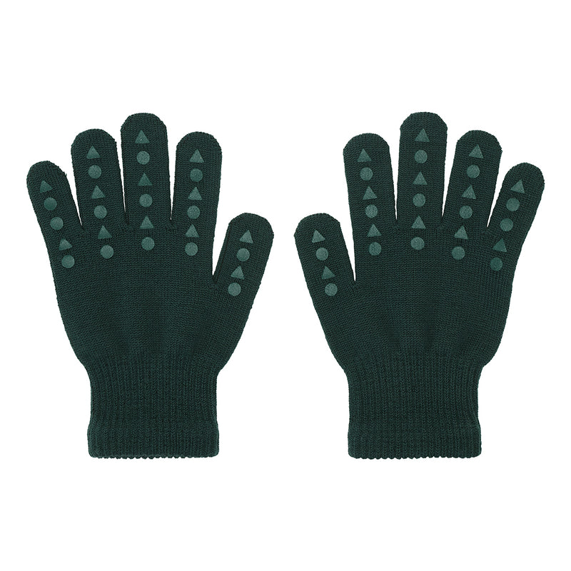 Fingervanter Merinould - Forest Green